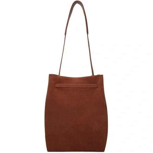 Mansur Gavriel suede drawstring hobo bag - Picture 4 of 14